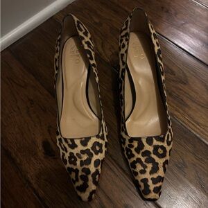 Franco Sarto Leopard Print Heels